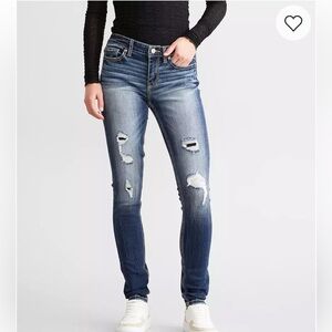 BKE Women's Skinny Jeans - Blue